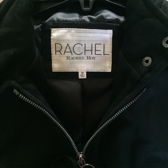 Rachel Roy Fringe Faux Suede Moto Jacket NWT - Picture 7 of 9
